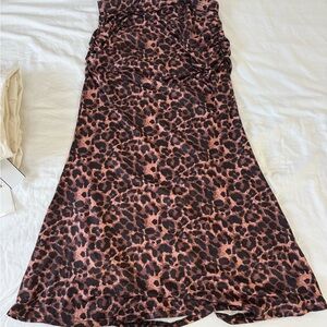 SHEIN Animal Print Maxi Skirt